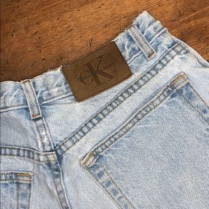 calvin klein high waisted shorts